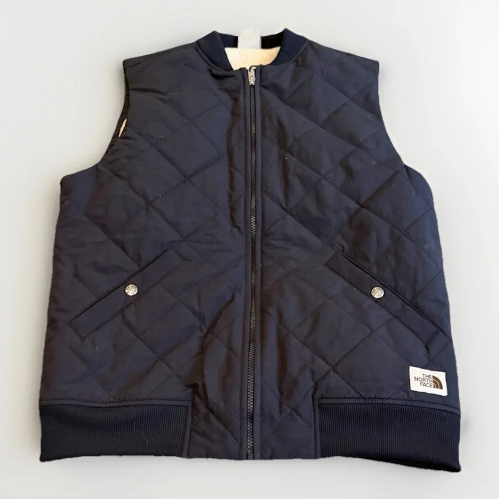 The North Face Cuchillo Sherpa Lined Quilted Vest Men's Small